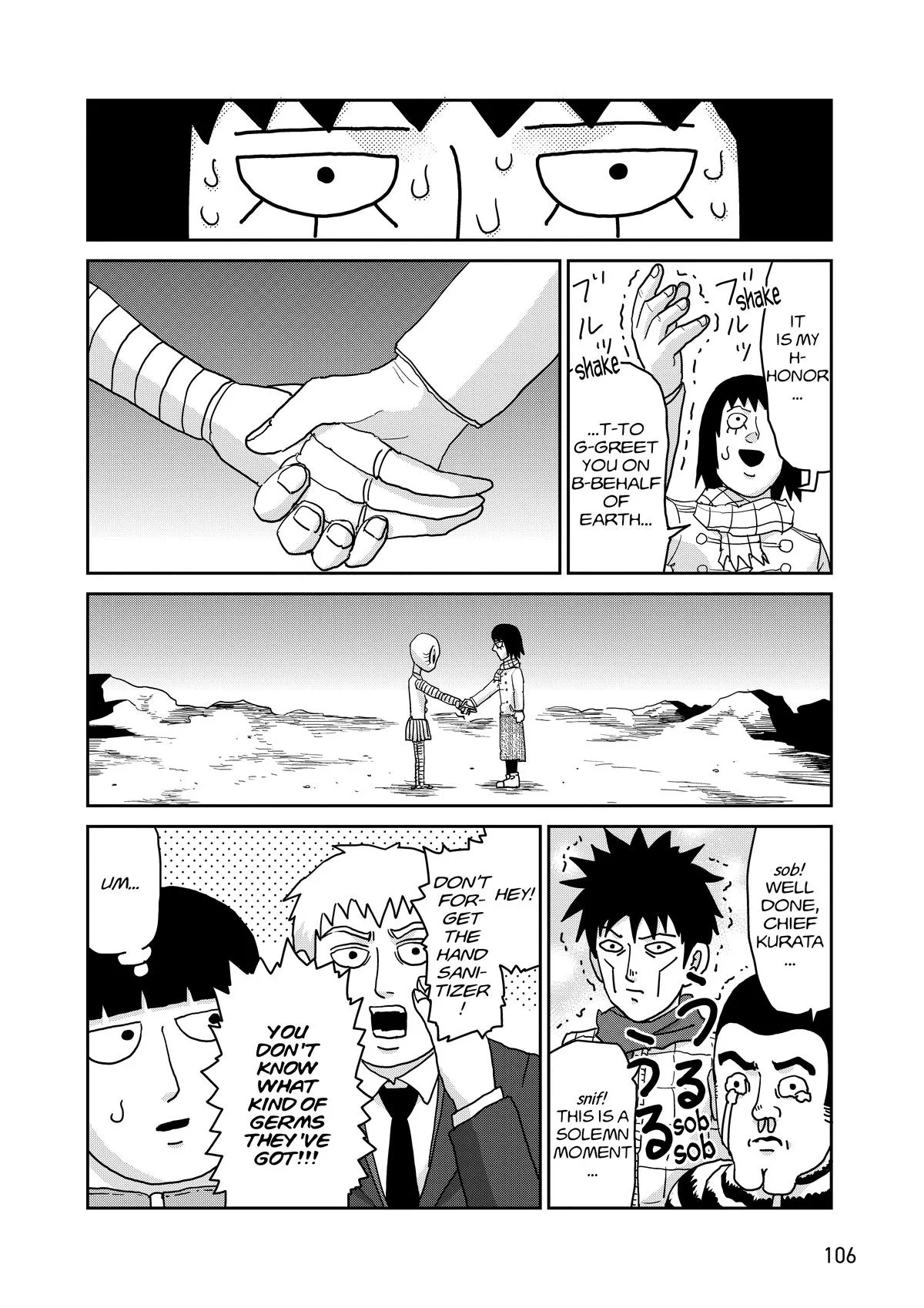 Mob Psycho 100, chapter 98, page 106