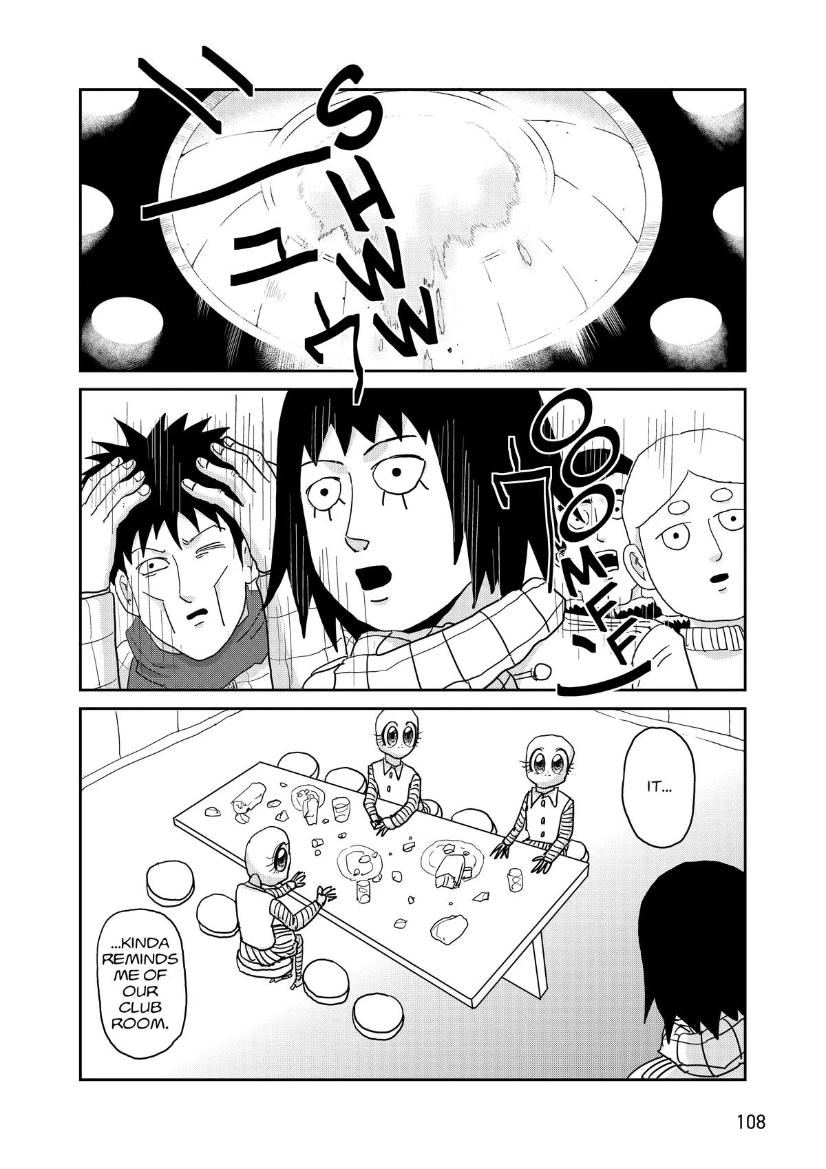Mob Psycho 100, chapter 98, page 108