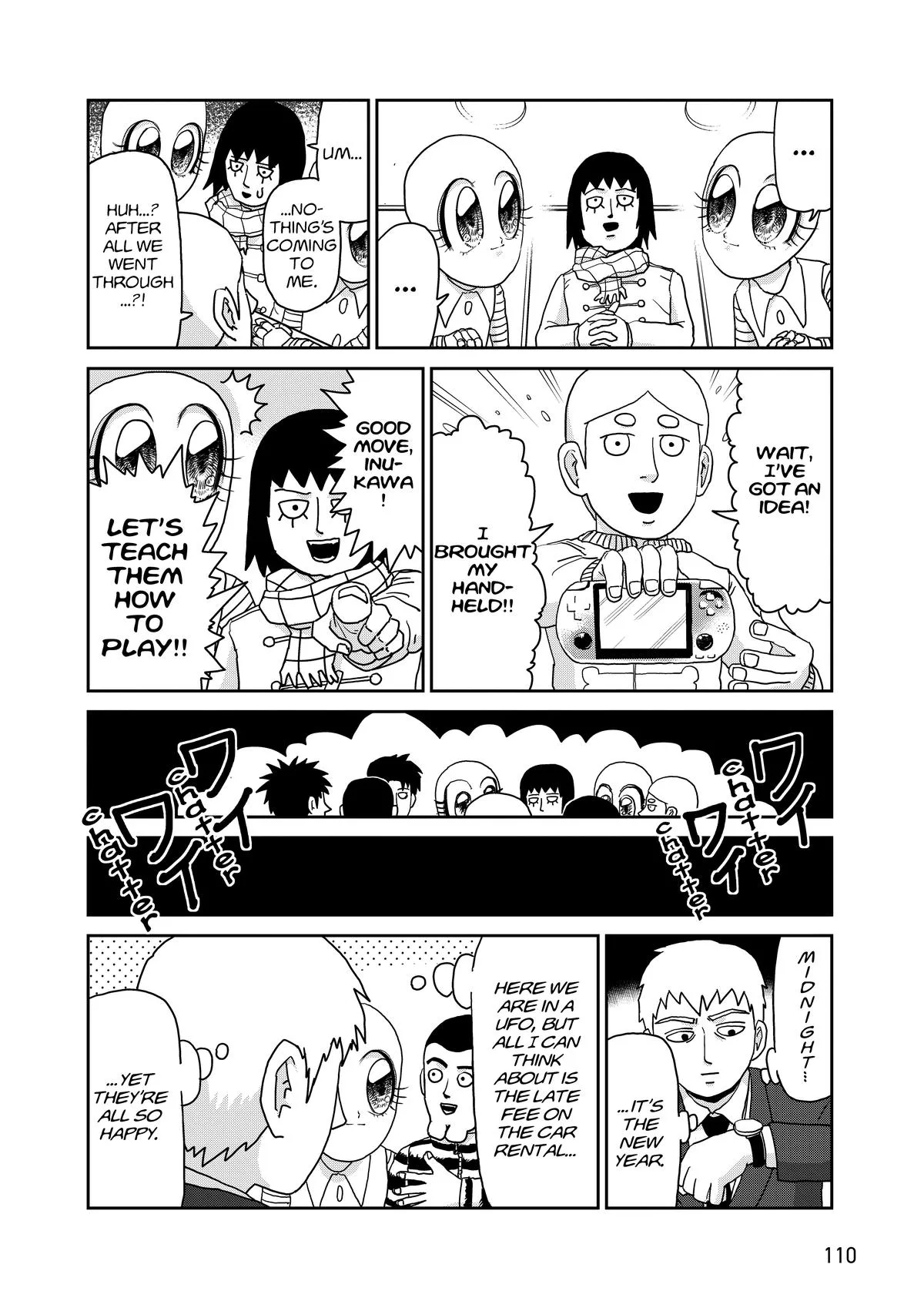 Mob Psycho 100, chapter 98, page 110