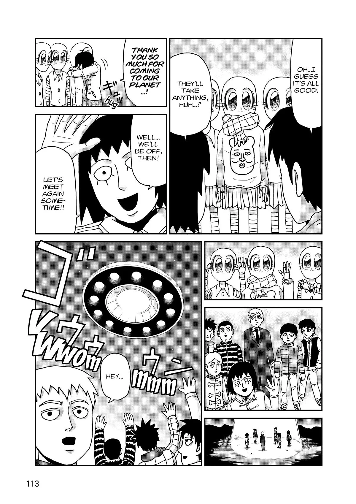 Mob Psycho 100, chapter 98, page 113