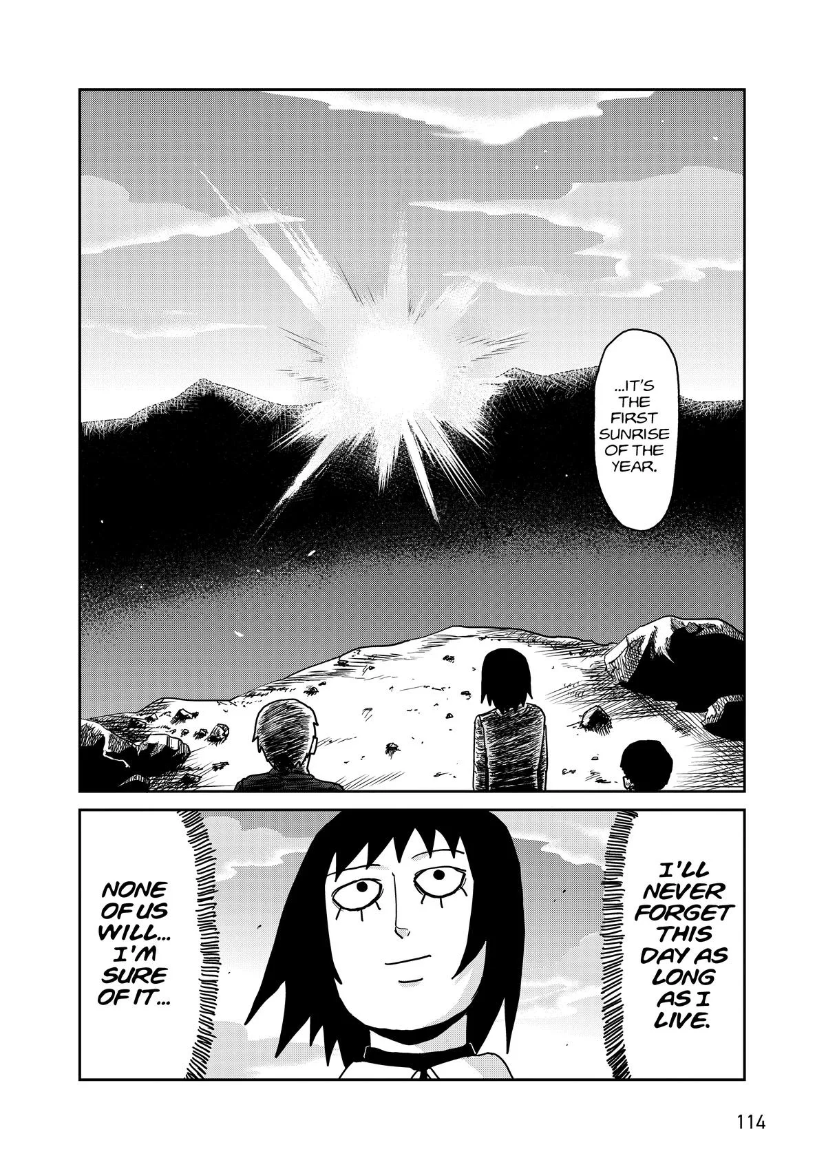 Mob Psycho 100, chapter 98, page 114