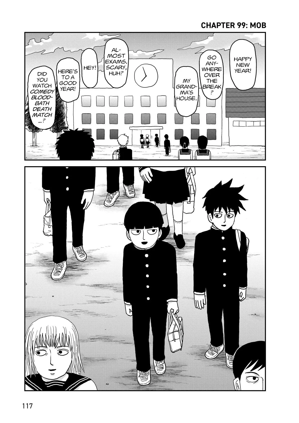 Mob Psycho 100, chapter 99, page 1
