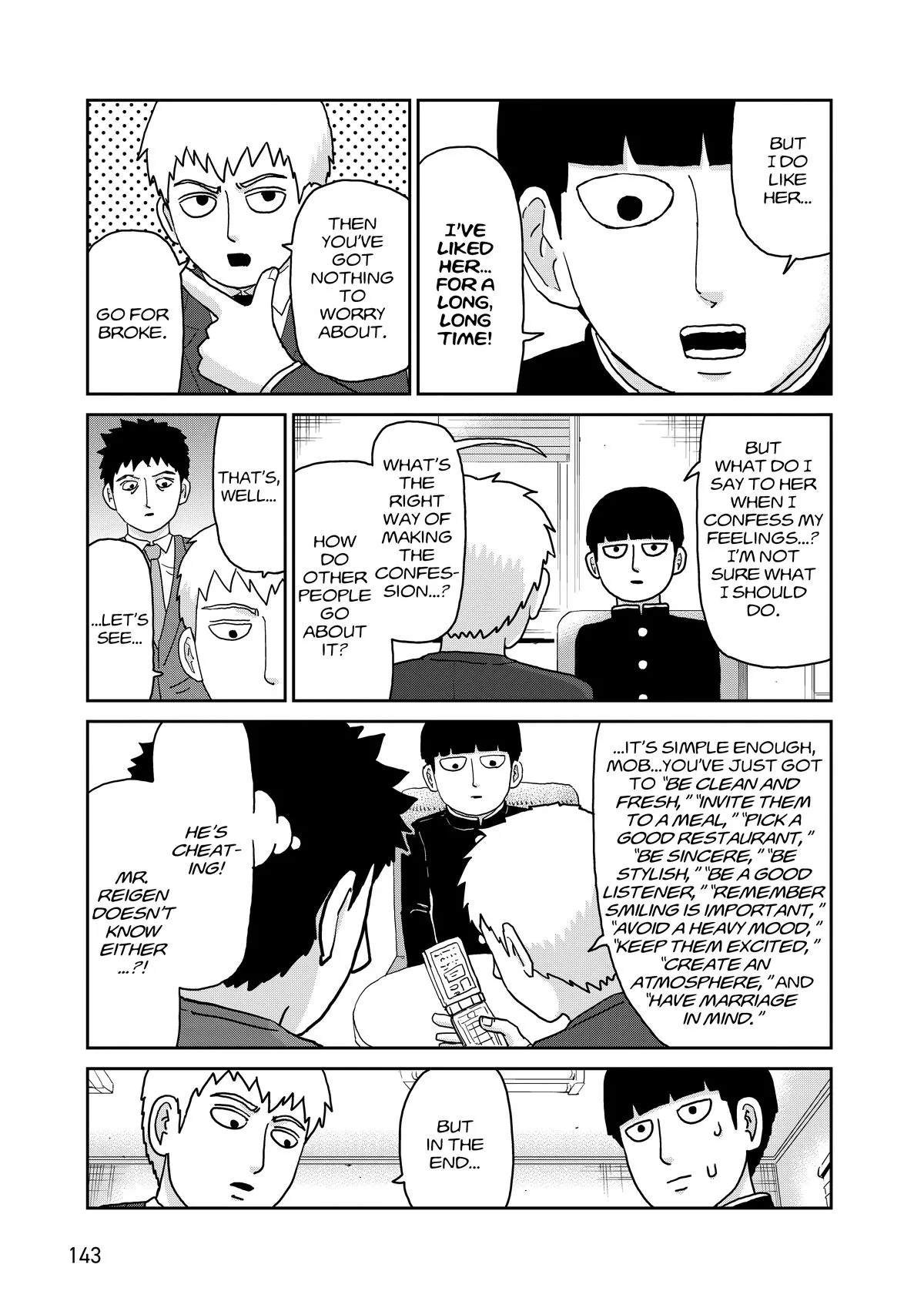 Mob Psycho 100, chapter 99, page 27