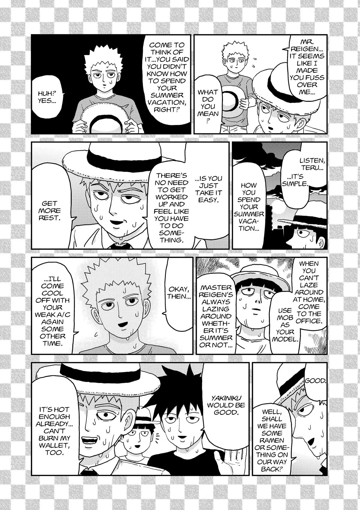 Mob Psycho 100, chapter 99.5, page 28