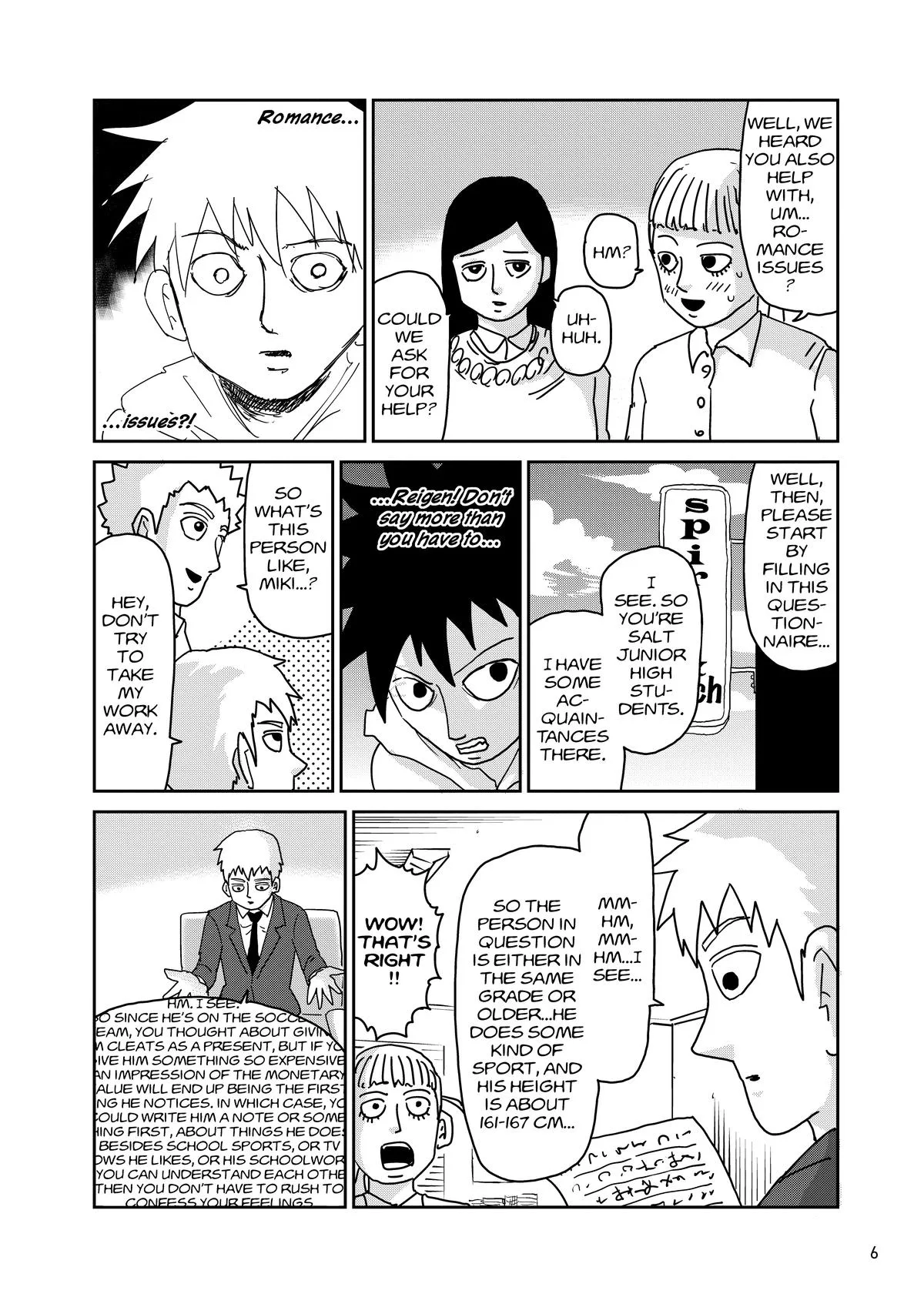 Mob Psycho 100, chapter 100, page 7