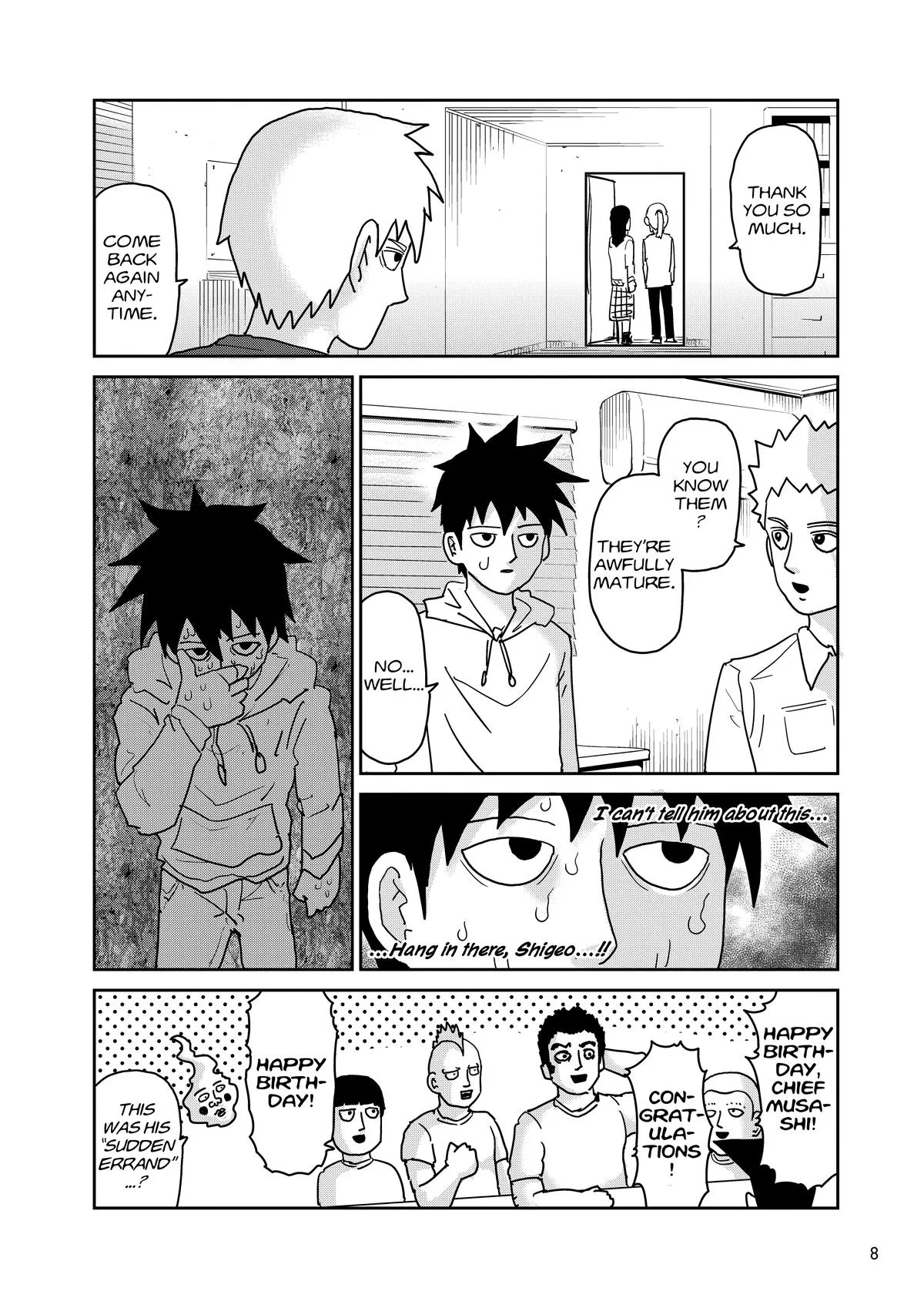Mob Psycho 100, chapter 100, page 9