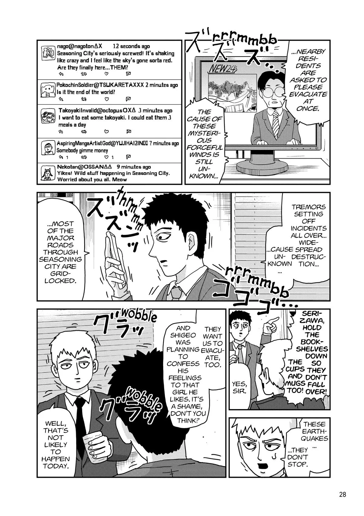 Mob Psycho 100, chapter 100, page 29
