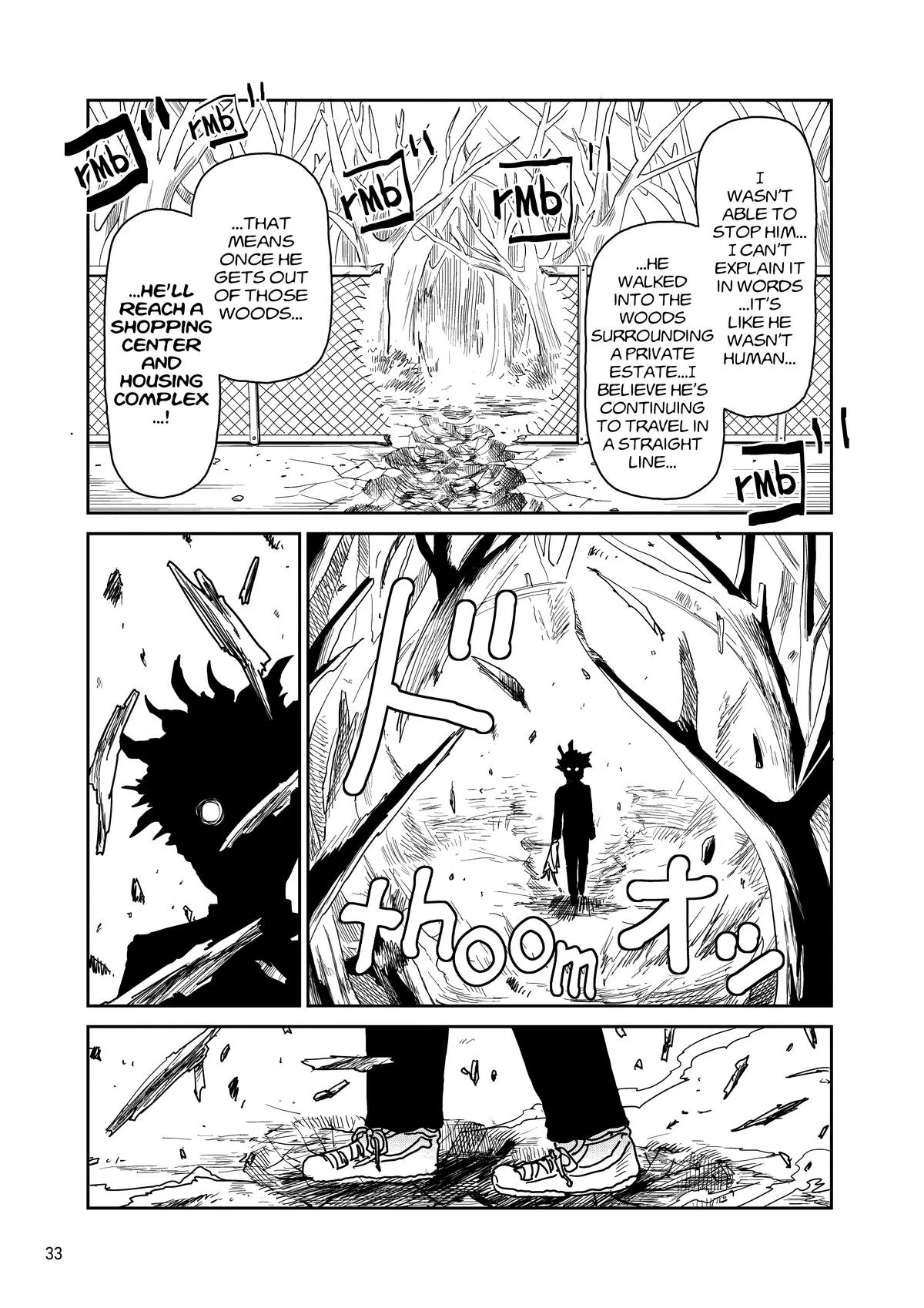 Mob Psycho 100, chapter 100, page 33