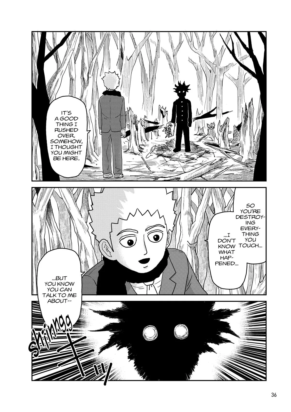 Mob Psycho 100, chapter 100, page 36