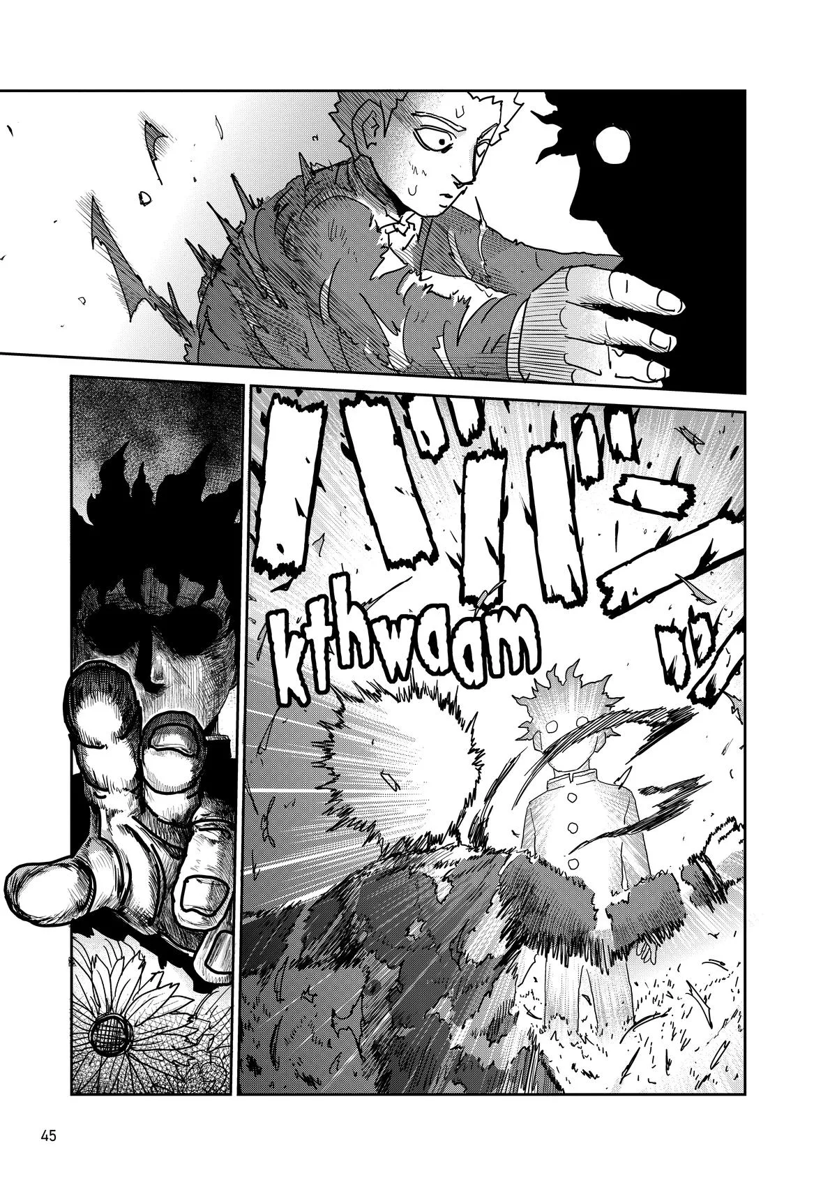 Mob Psycho 100, chapter 100, page 45