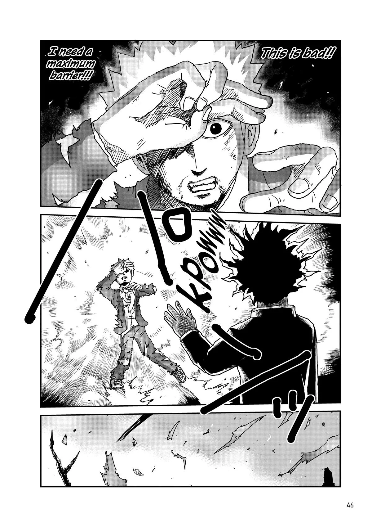 Mob Psycho 100, chapter 100, page 46