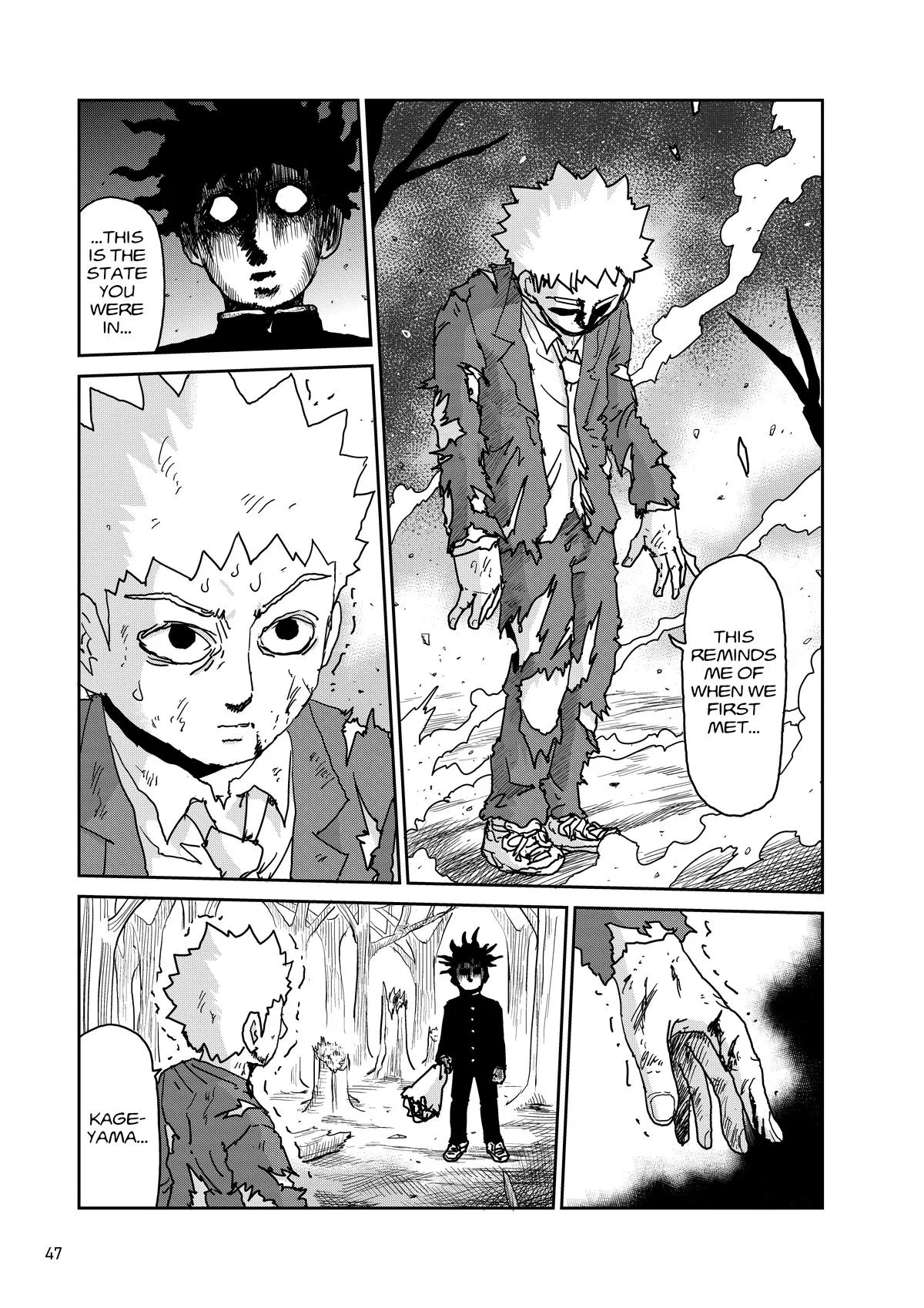 Mob Psycho 100, chapter 100, page 47