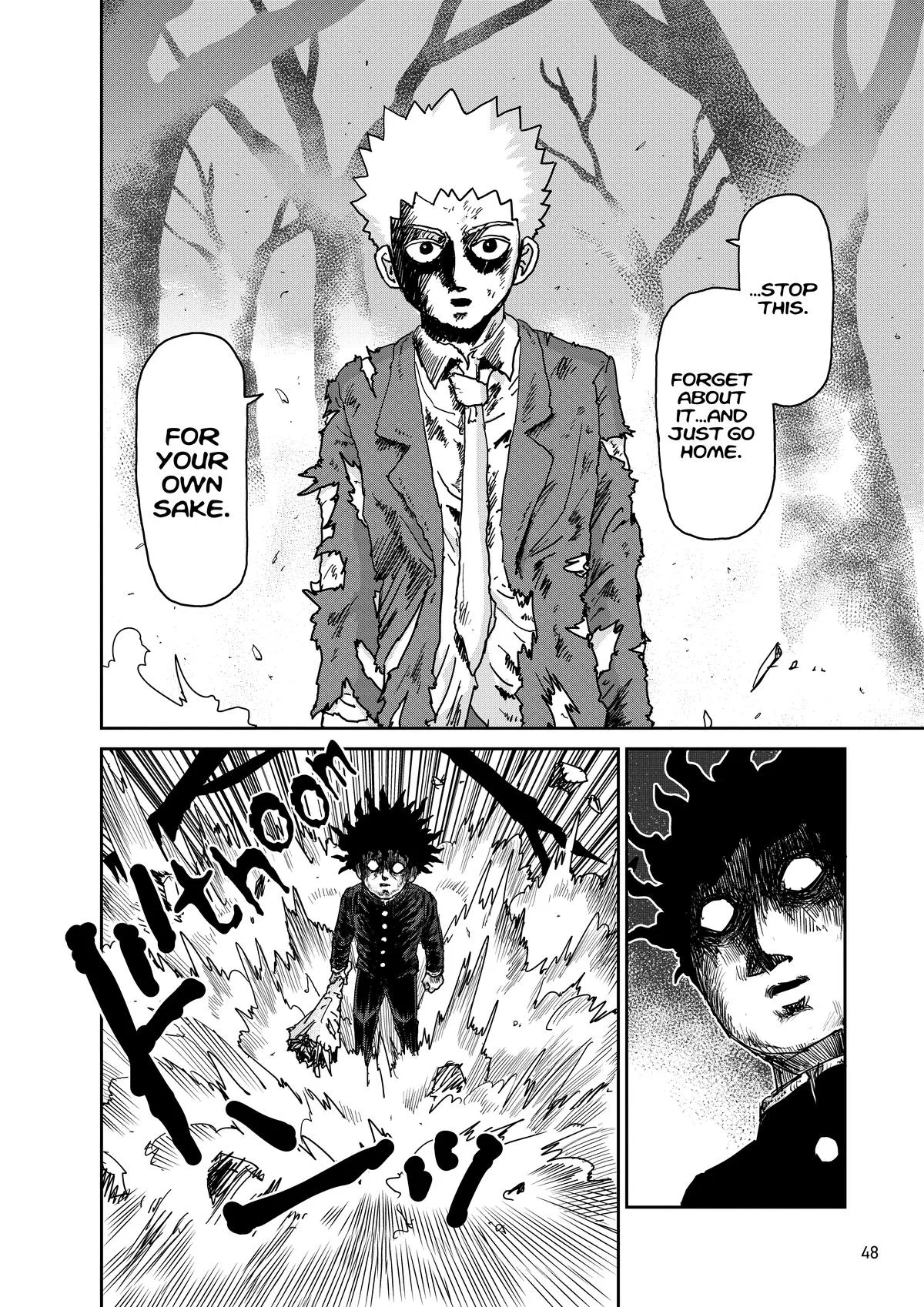 Mob Psycho 100, chapter 100, page 48