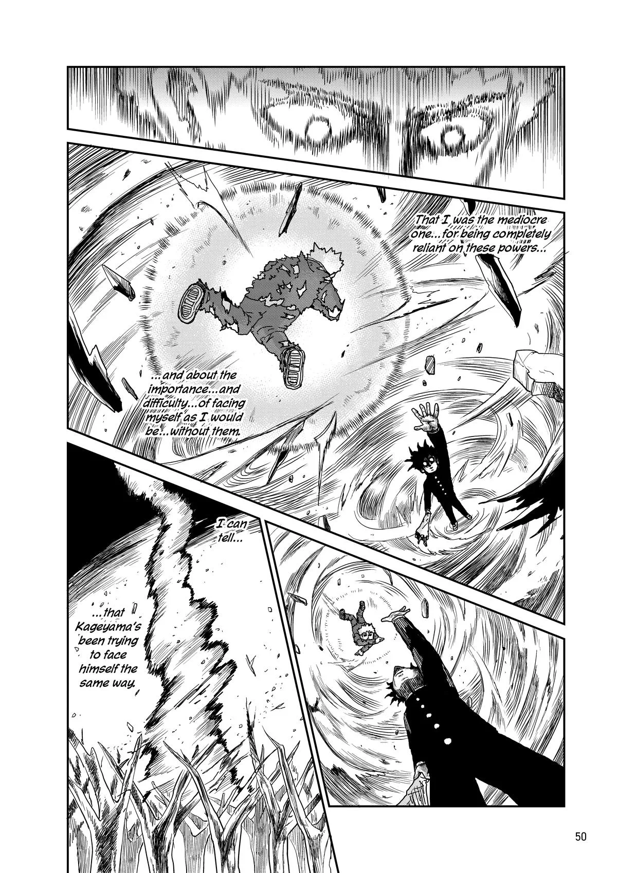 Mob Psycho 100, chapter 100, page 50
