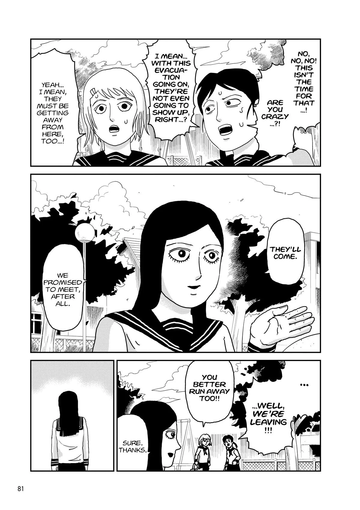 Mob Psycho 100, chapter 100, page 80