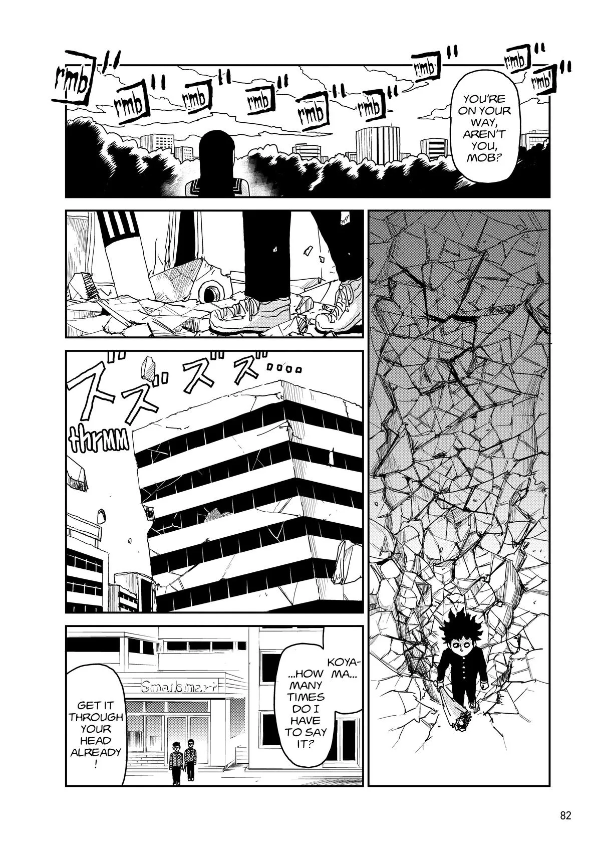Mob Psycho 100, chapter 100, page 81