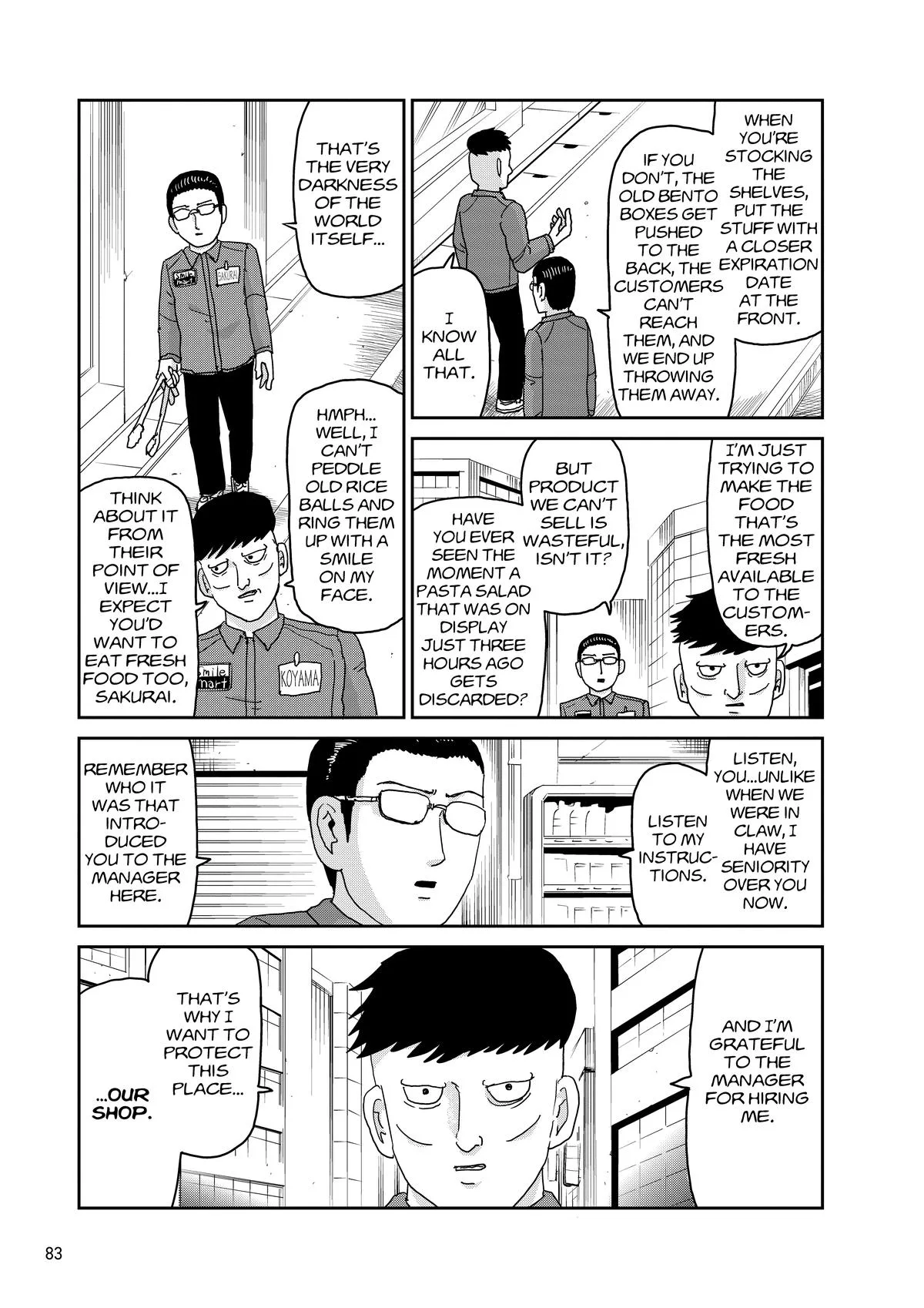 Mob Psycho 100, chapter 100, page 82