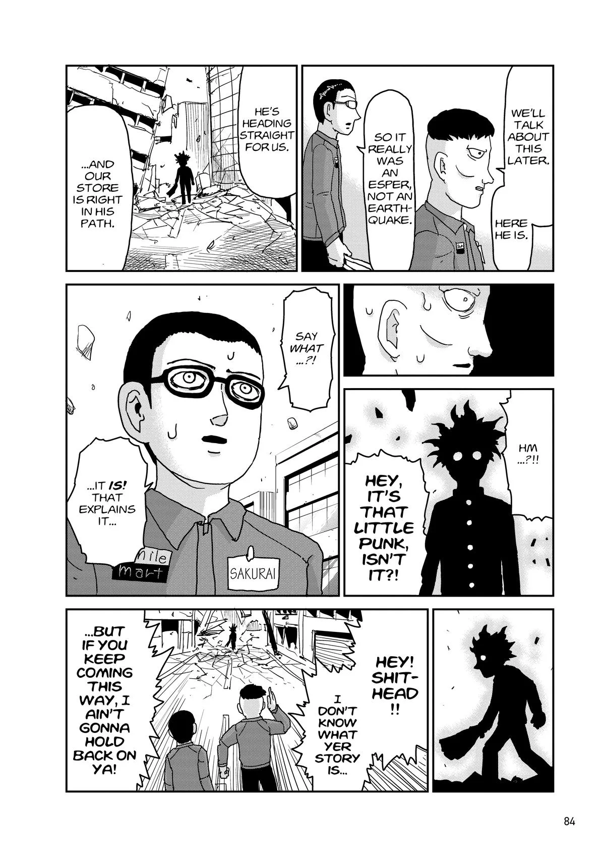 Mob Psycho 100, chapter 100, page 83