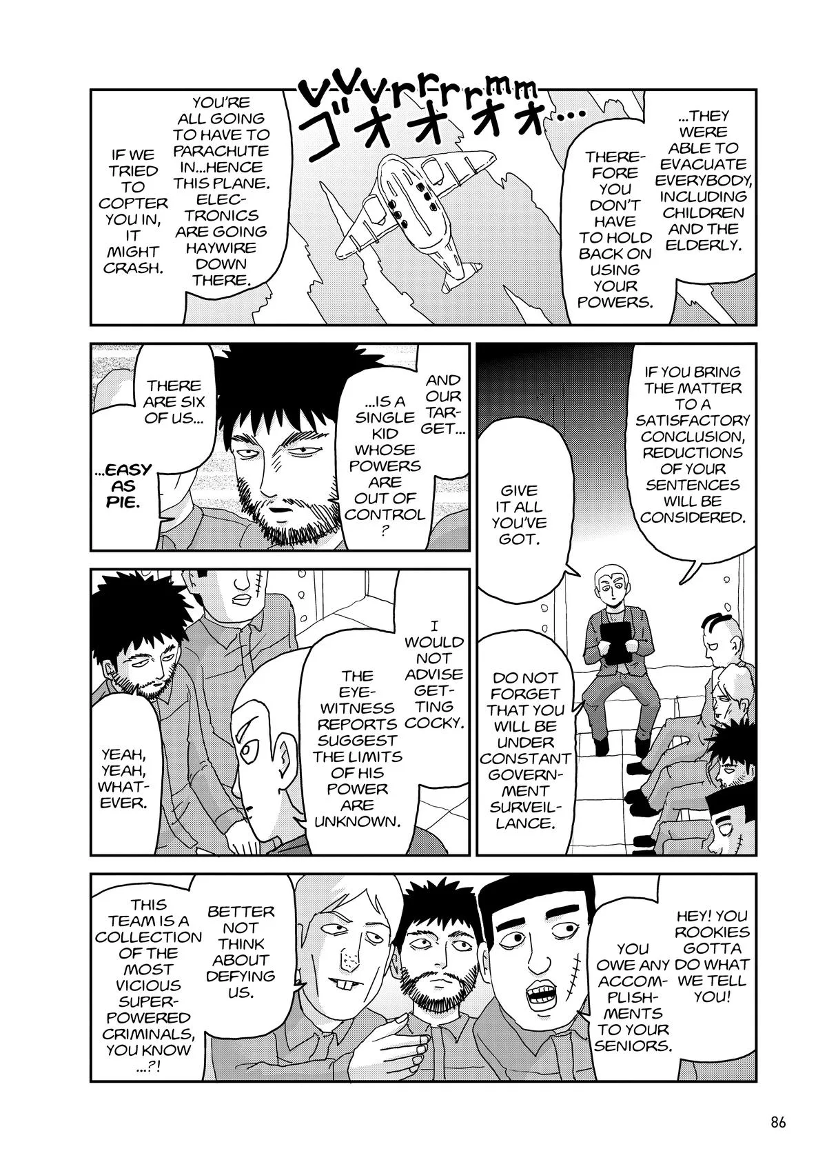 Mob Psycho 100, chapter 100, page 85
