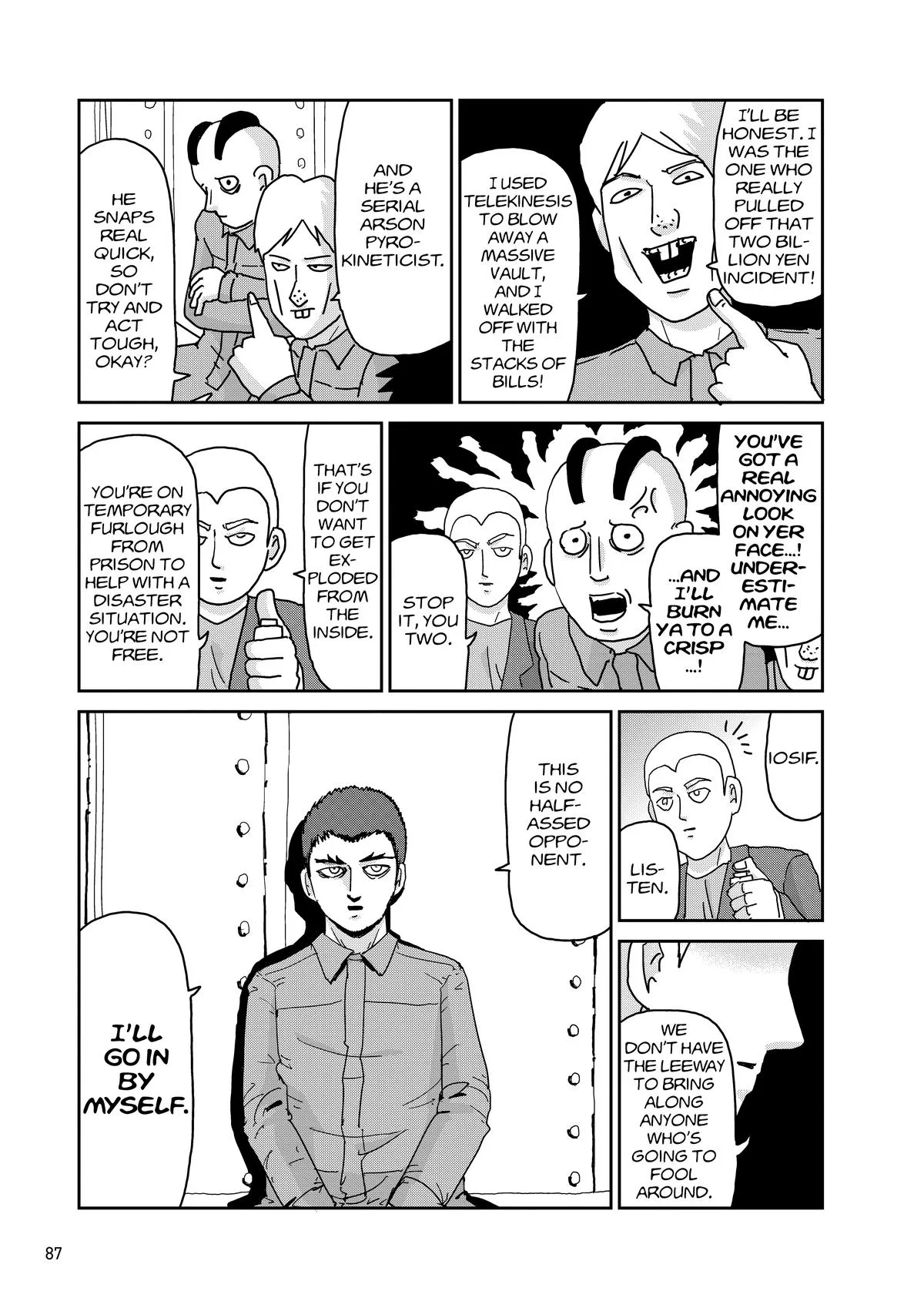 Mob Psycho 100, chapter 100, page 86