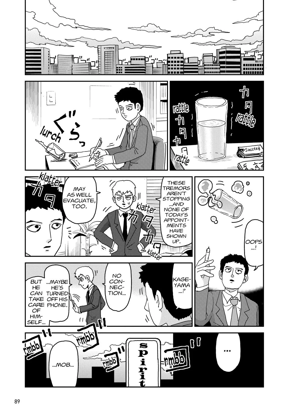 Mob Psycho 100, chapter 100, page 88