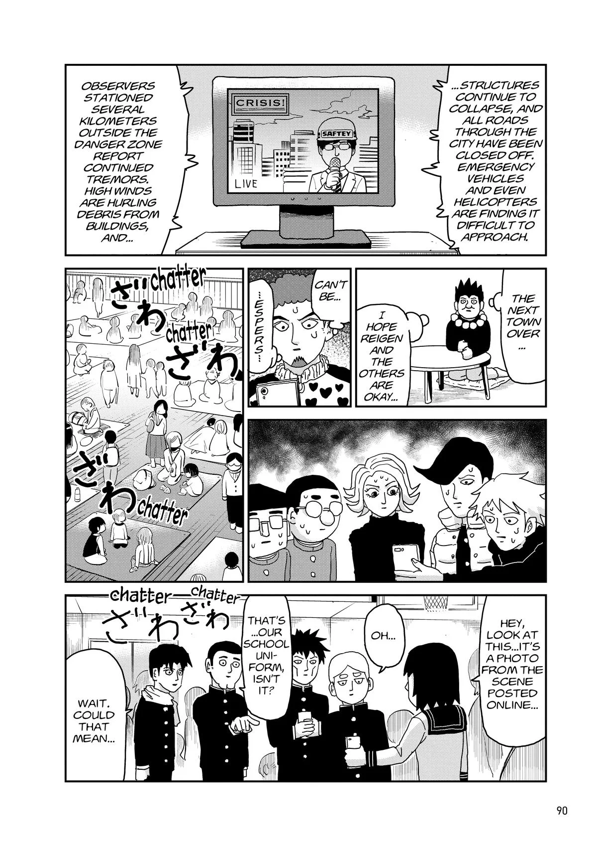 Mob Psycho 100, chapter 100, page 89