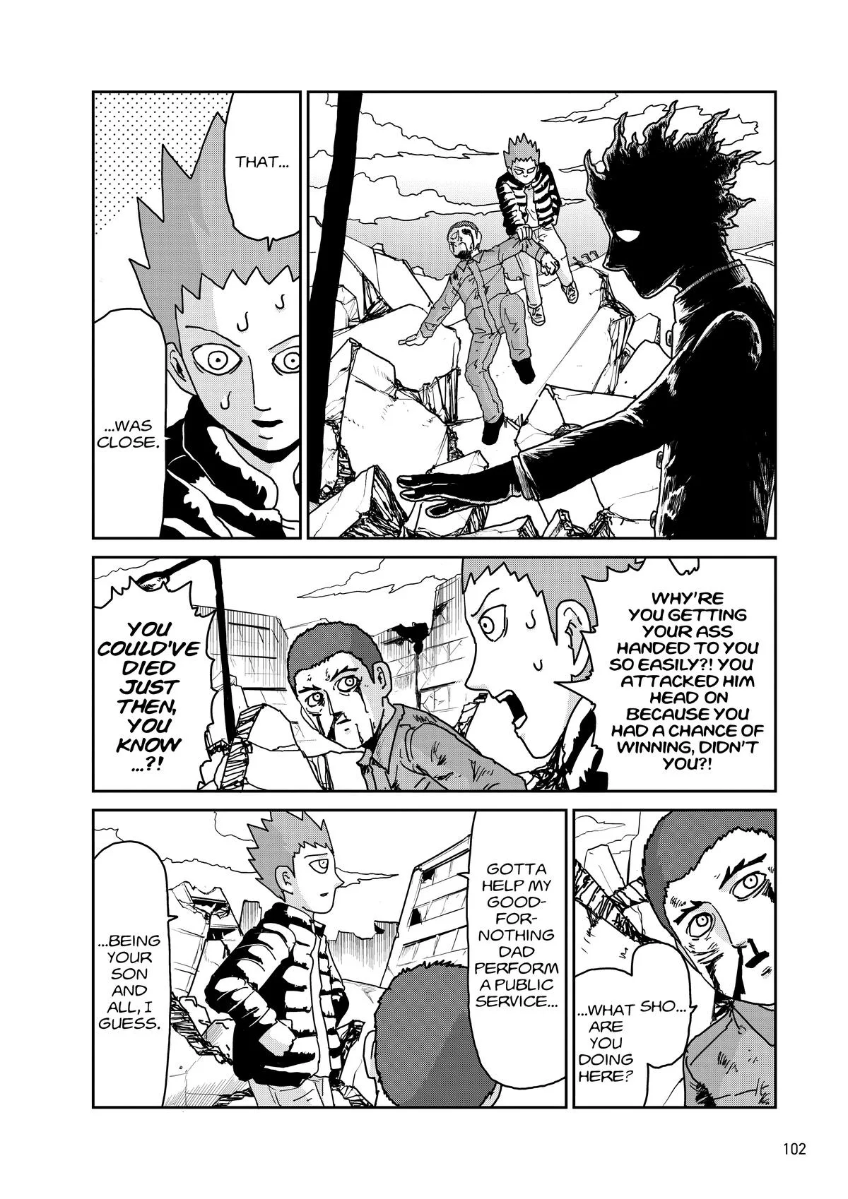 Mob Psycho 100, chapter 100, page 101