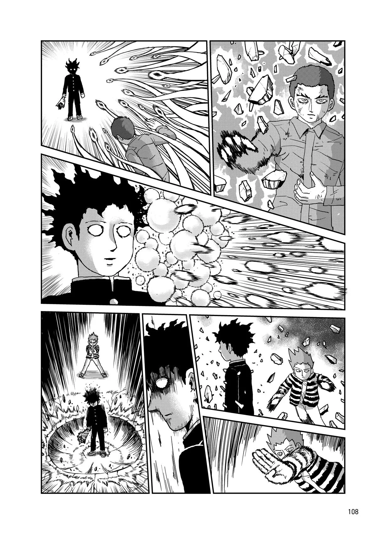 Mob Psycho 100, chapter 100, page 107