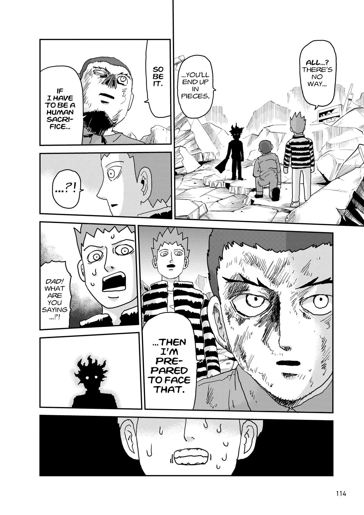 Mob Psycho 100, chapter 100, page 113