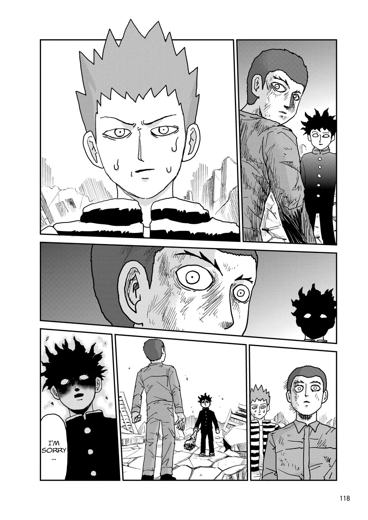 Mob Psycho 100, chapter 100, page 117