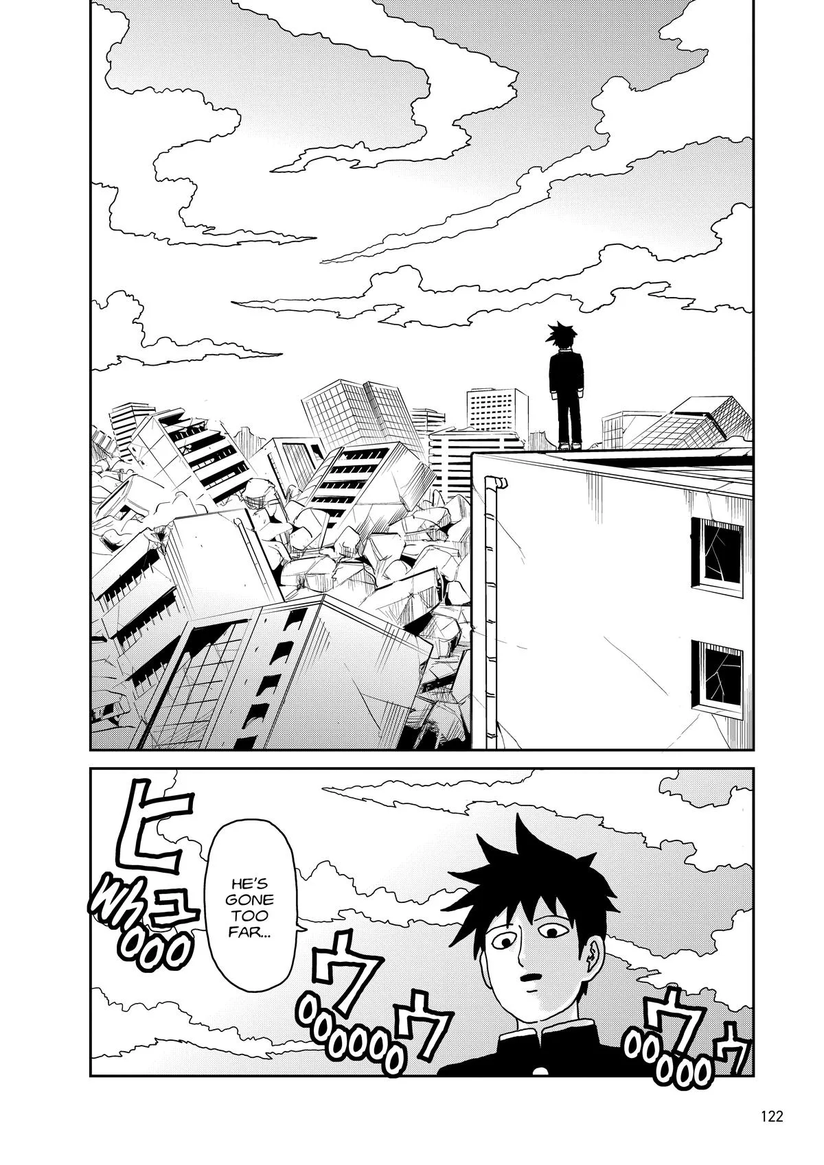 Mob Psycho 100, chapter 100, page 121