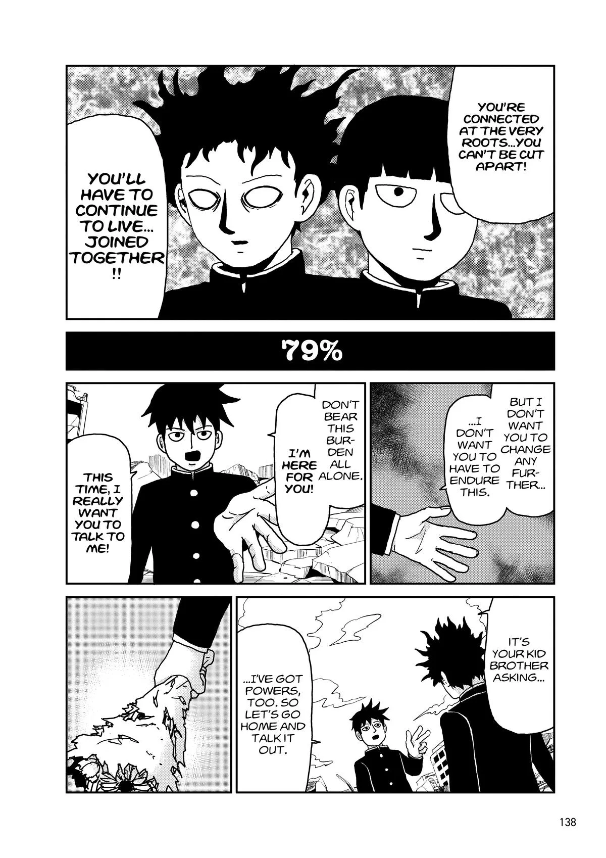 Mob Psycho 100, chapter 100, page 137