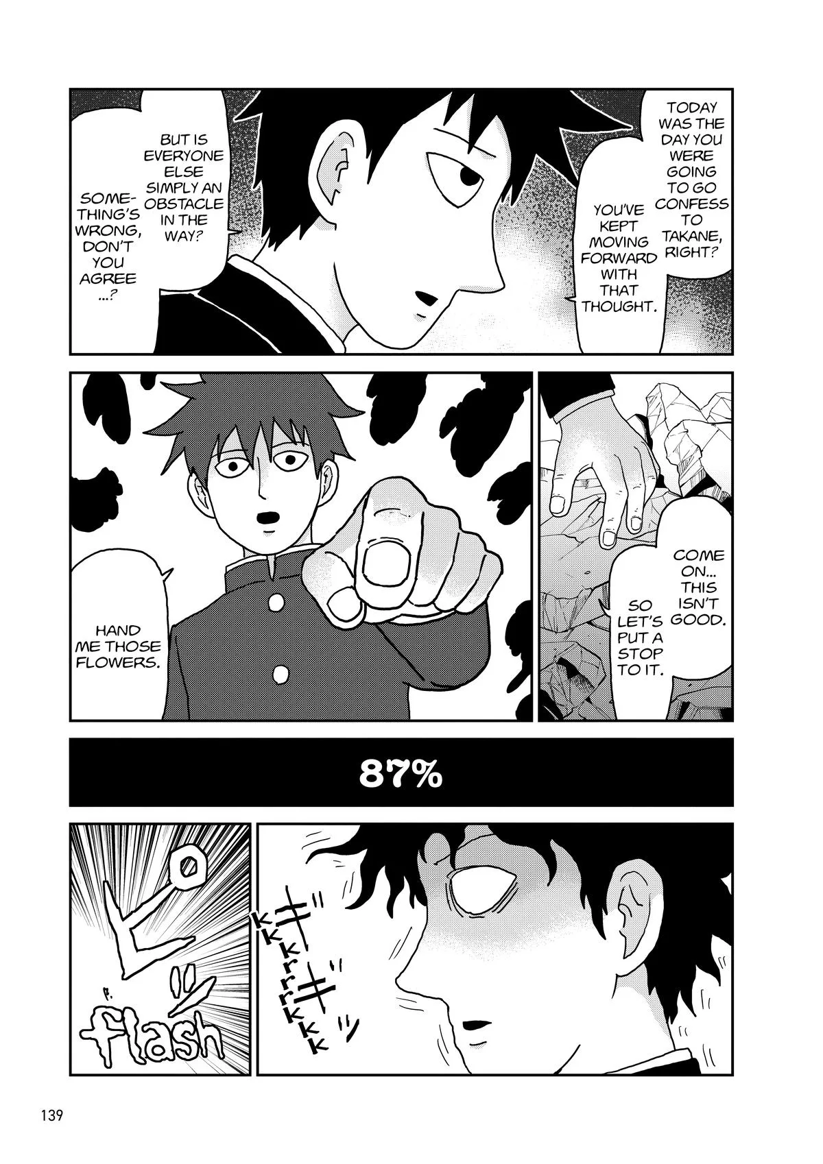 Mob Psycho 100, chapter 100, page 138