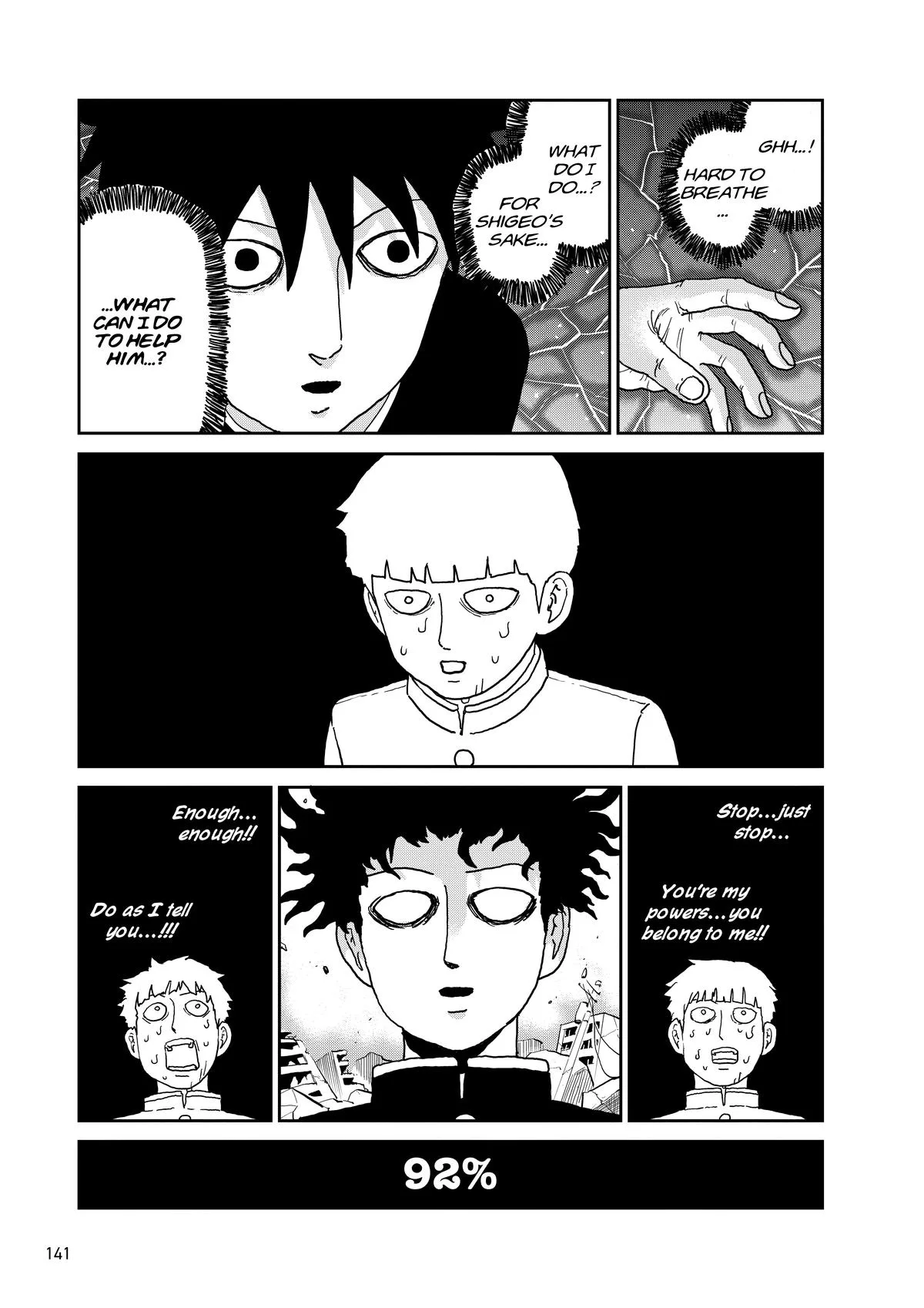 Mob Psycho 100, chapter 100, page 140
