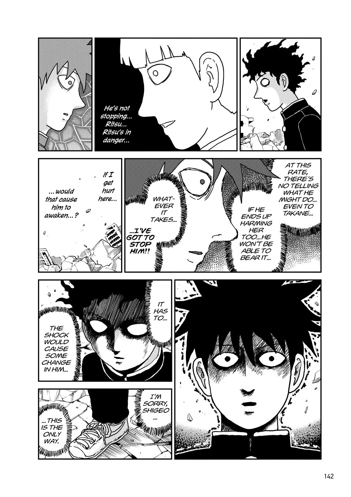 Mob Psycho 100, chapter 100, page 141