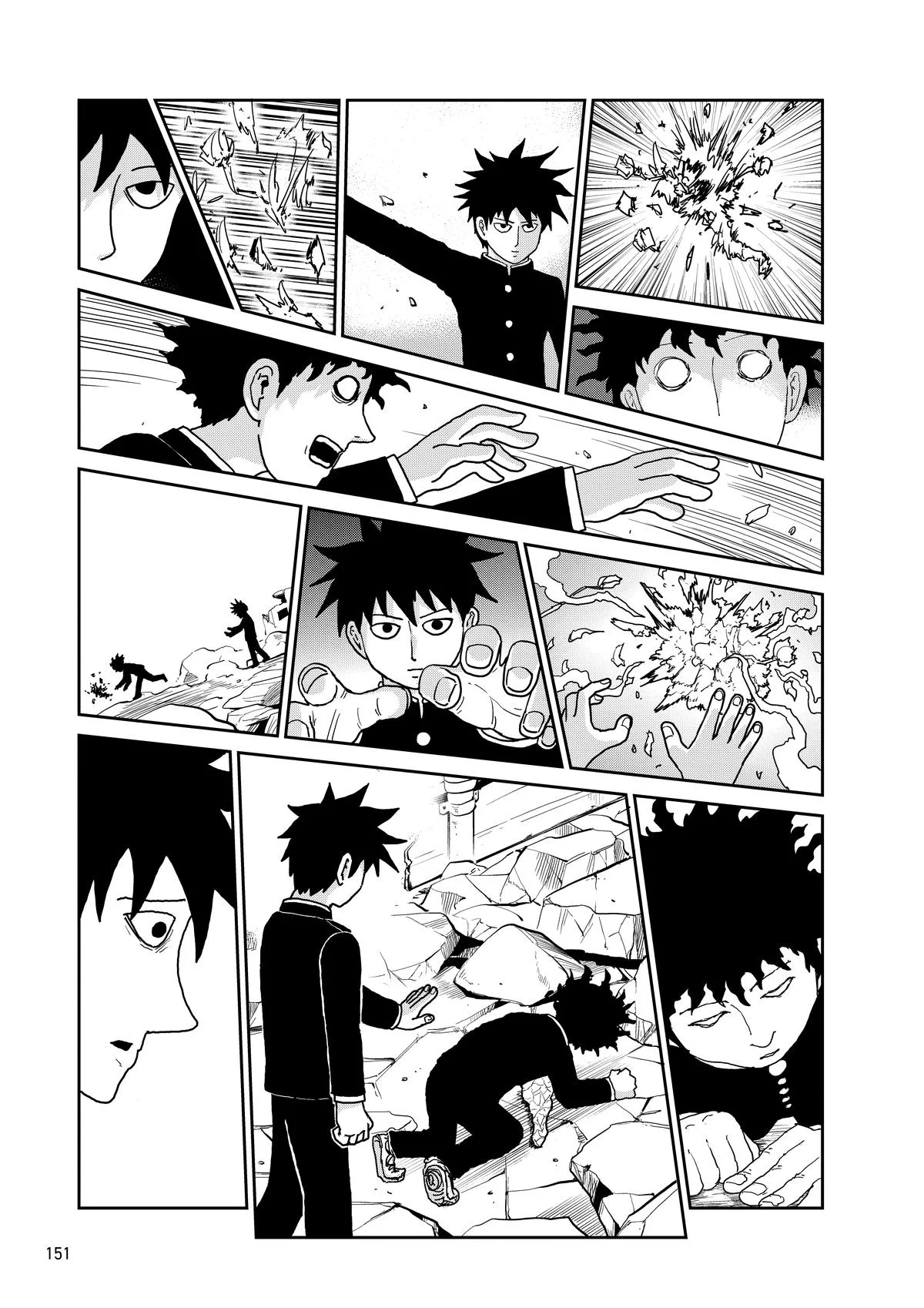 Mob Psycho 100, chapter 100, page 150