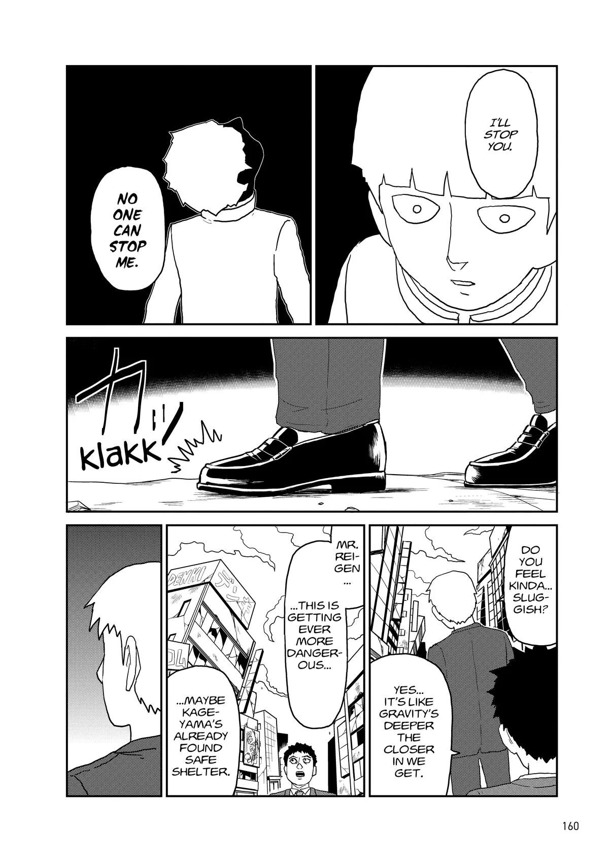 Mob Psycho 100, chapter 100, page 159