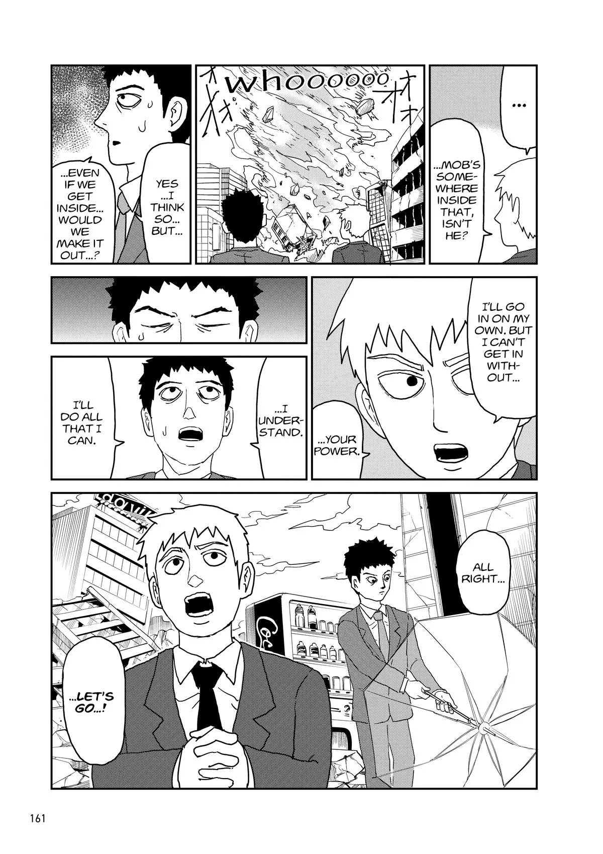 Mob Psycho 100, chapter 100, page 160