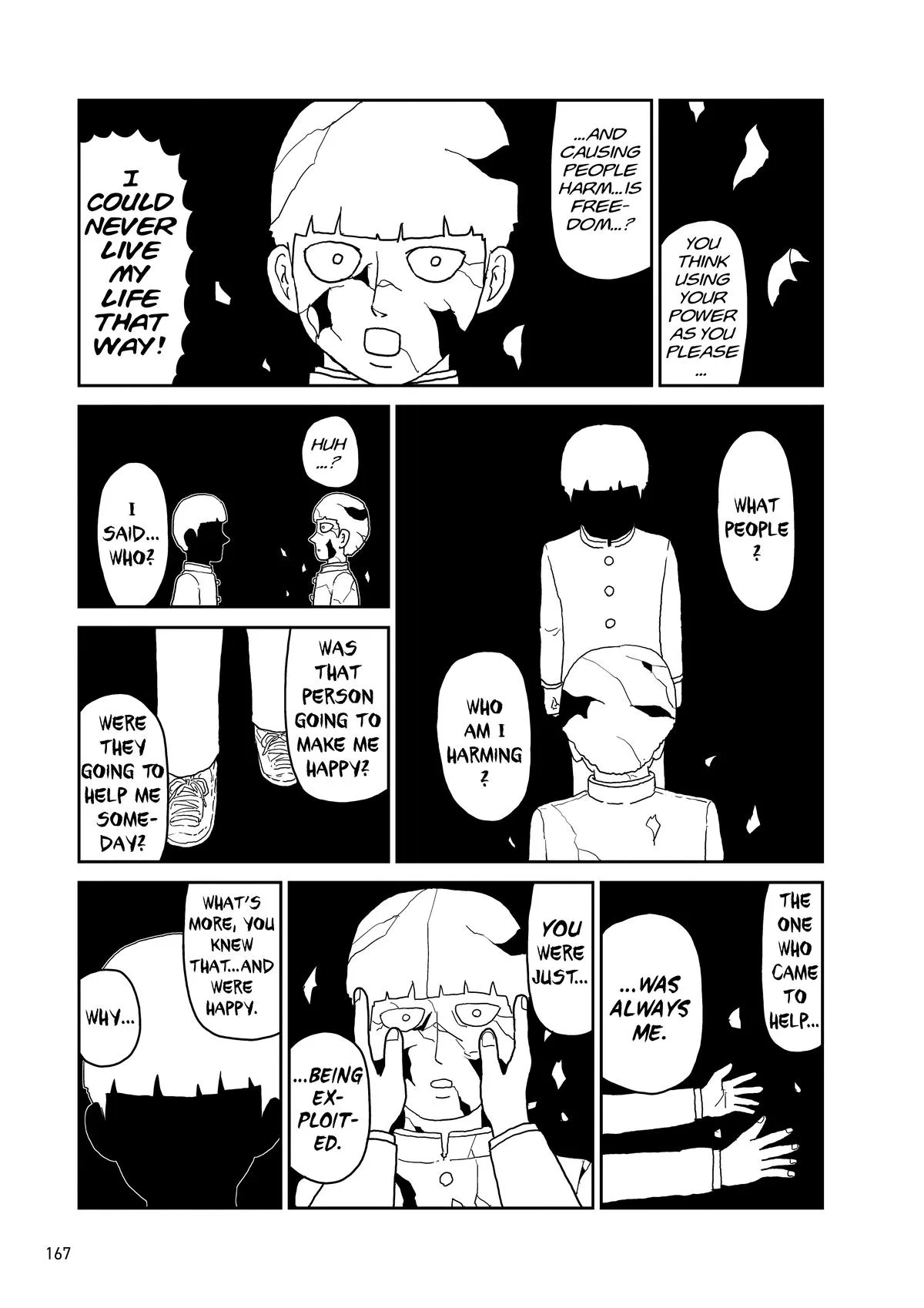 Mob Psycho 100, chapter 100, page 166