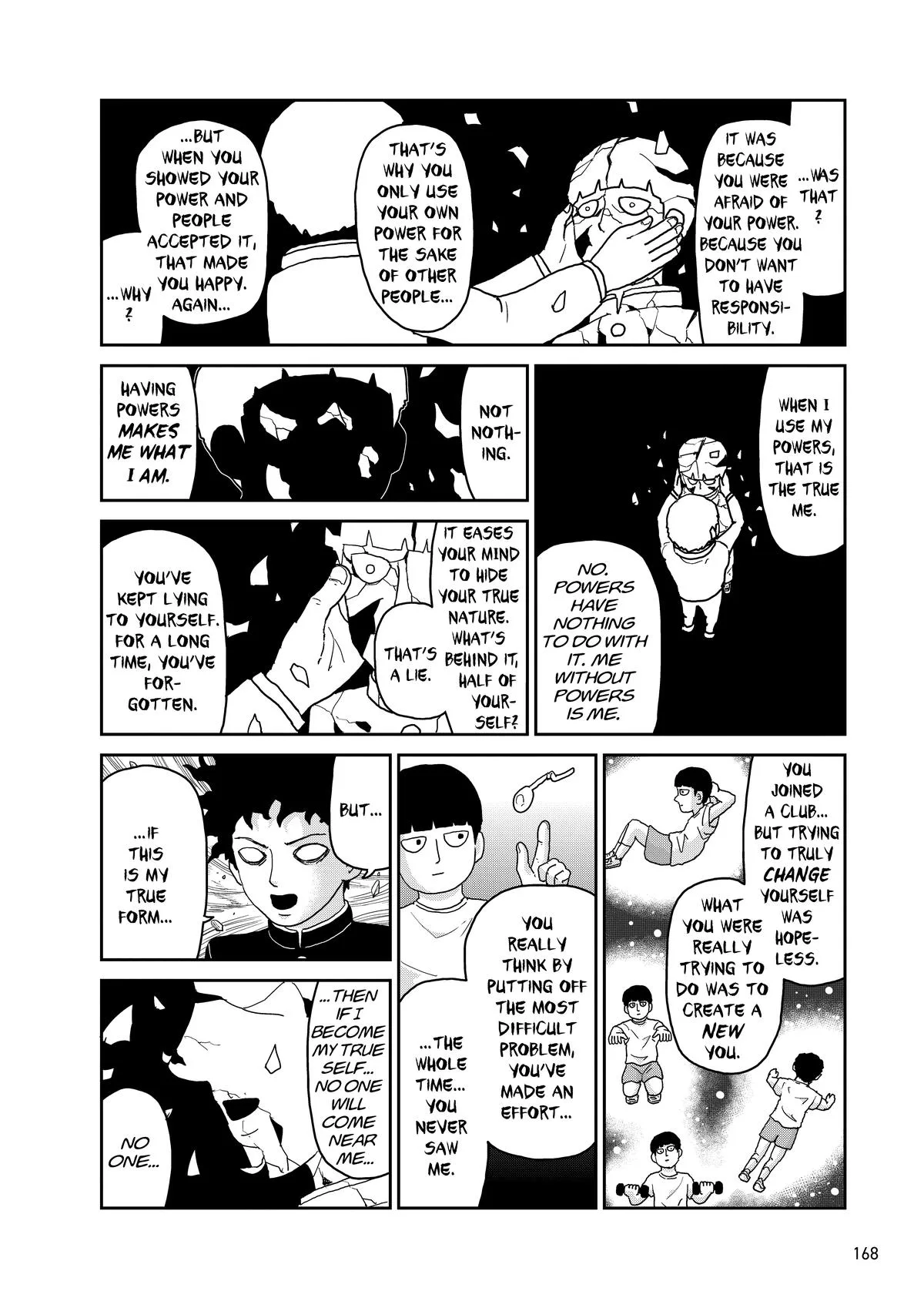 Mob Psycho 100, chapter 100, page 167