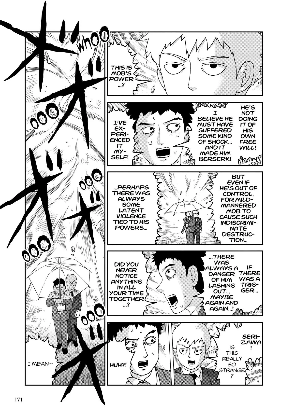 Mob Psycho 100, chapter 100, page 170
