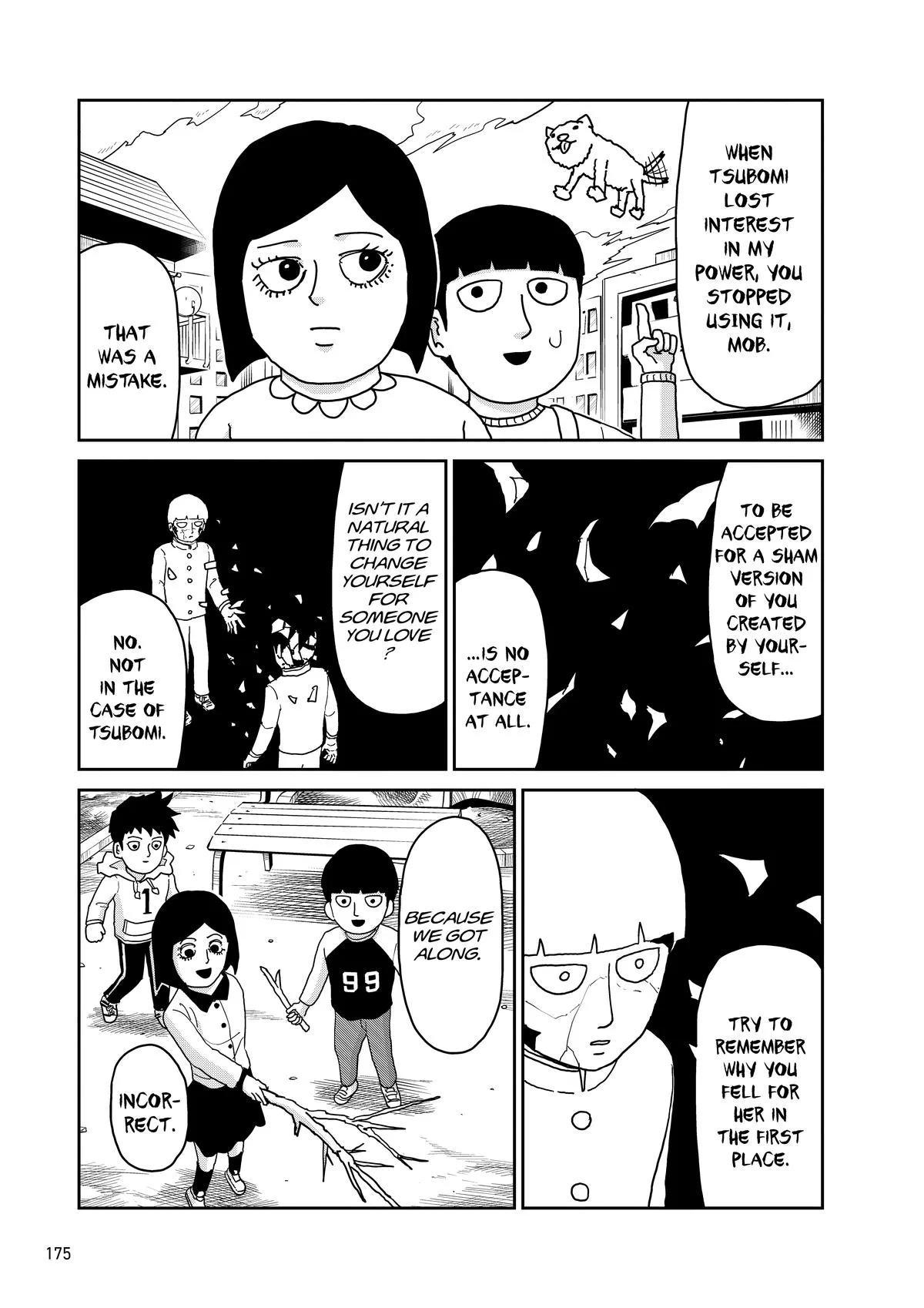 Mob Psycho 100, chapter 100, page 174