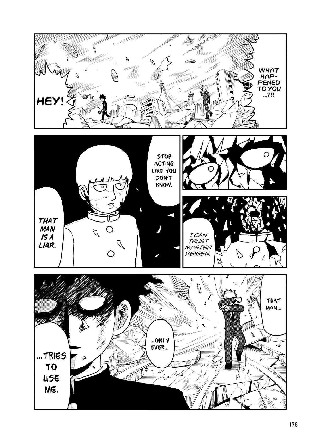 Mob Psycho 100, chapter 100, page 177
