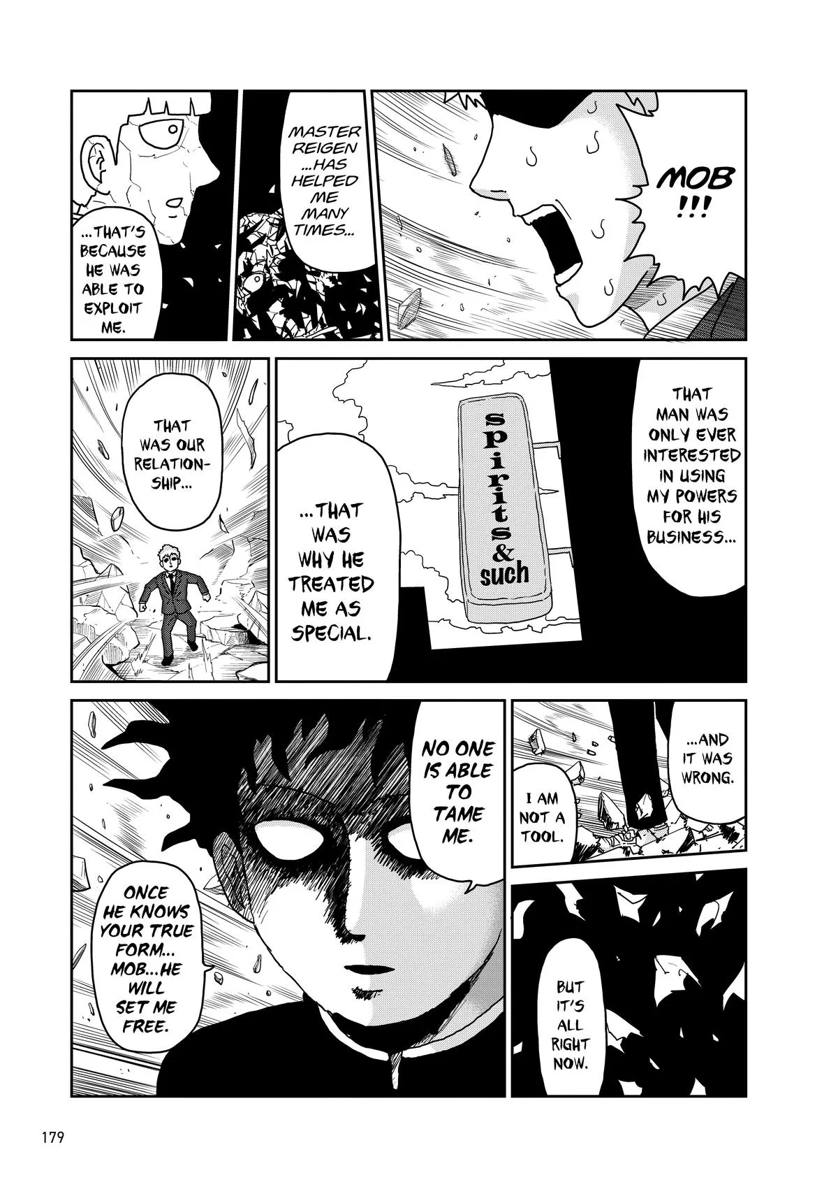 Mob Psycho 100, chapter 100, page 178