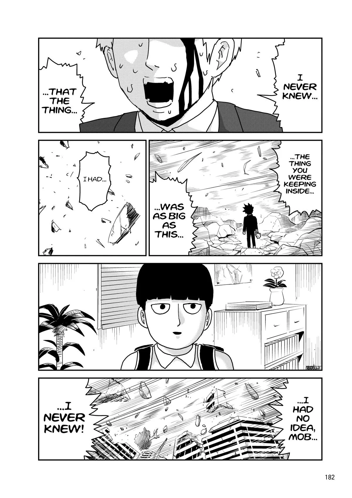 Mob Psycho 100, chapter 100, page 181