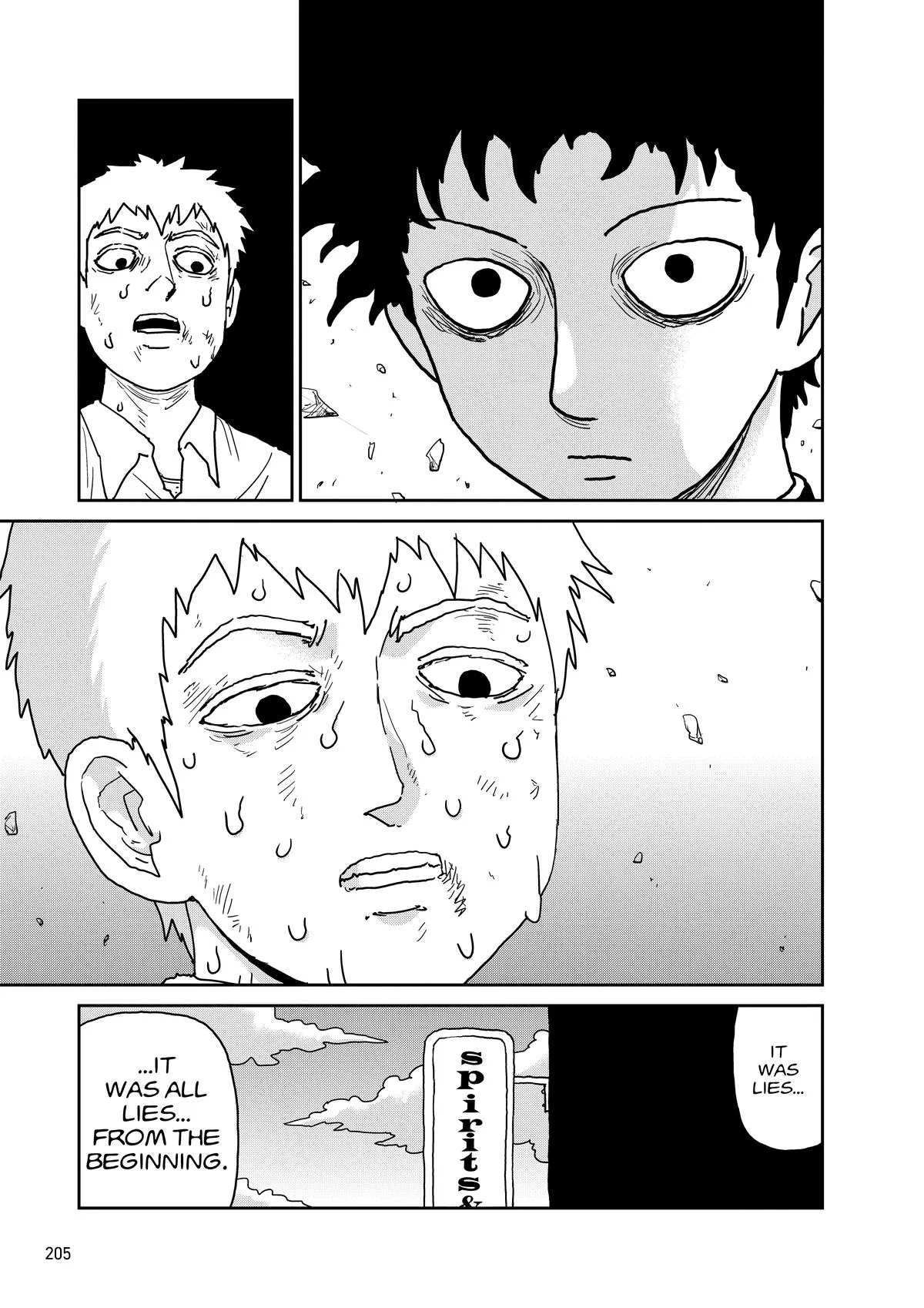 Mob Psycho 100, chapter 100, page 204