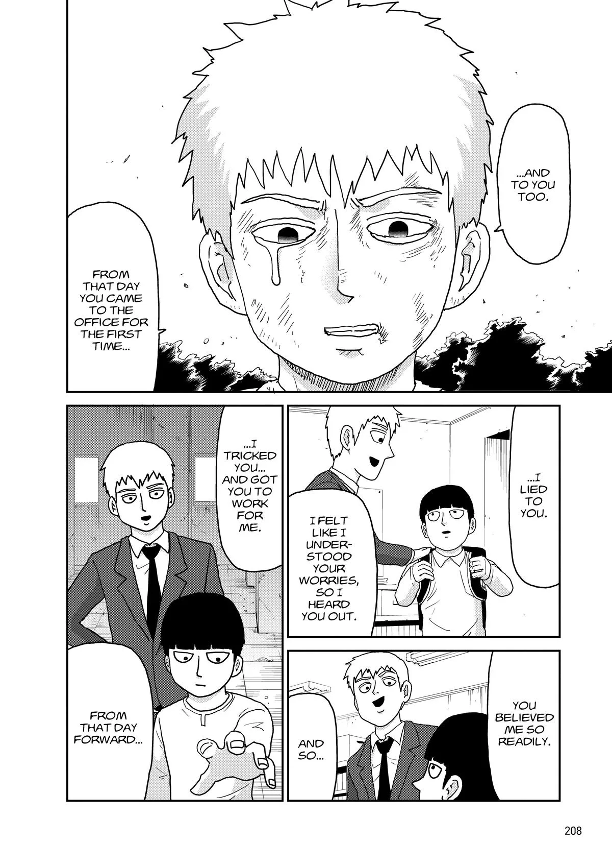 Mob Psycho 100, chapter 100, page 207