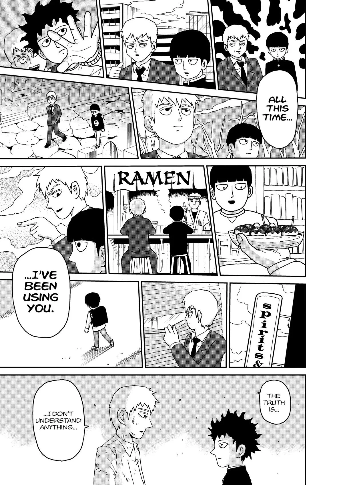 Mob Psycho 100, chapter 100, page 208