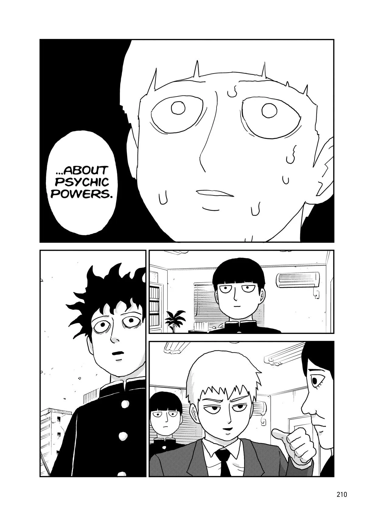 Mob Psycho 100, chapter 100, page 209