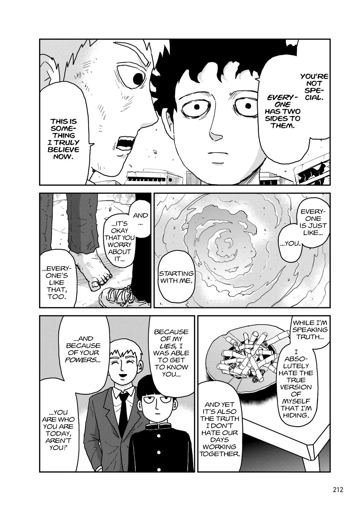 Mob Psycho 100, chapter 100, page 211